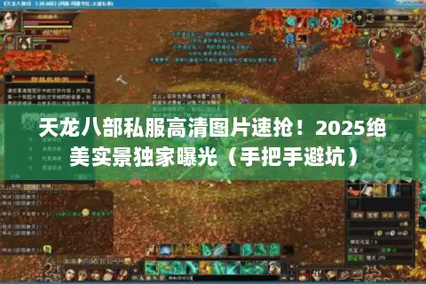 天龙八部私服高清图片速抢！2025绝美实景独家曝光（手把手避坑）