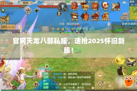 官网天龙八部私服，速抢2025怀旧新服！