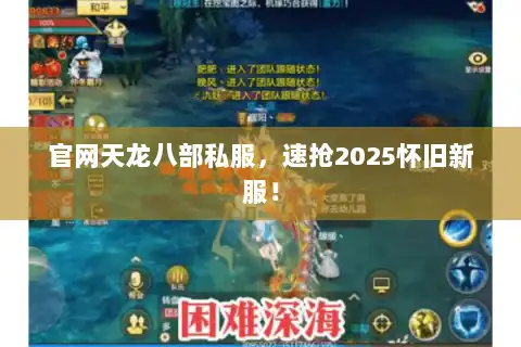 官网天龙八部私服，速抢2025怀旧新服！