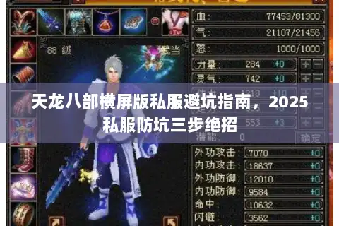 天龙八部横屏版私服避坑指南，2025私服防坑三步绝招