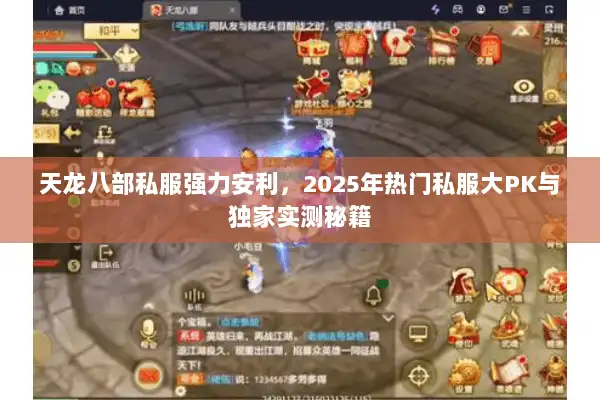 天龙八部私服强力安利，2025年热门私服大PK与独家实测秘籍
