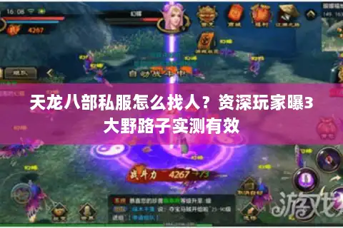 天龙八部私服怎么找人？资深玩家曝3大野路子实测有效
