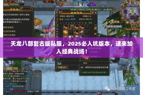 天龙八部复古版私服,2025必入坑版本,速来加入经典战场! 天龙八部复古版私服,2025必入坑版本,速来加入经典战场!