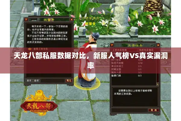 天龙八部私服数据对比,新服人气榜VS真实漏洞率 天龙八部私服数据对比,新服人气榜VS真实漏洞率
