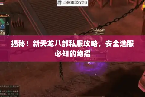 揭秘!新天龙八部私服攻略,安全选服必知的绝招 揭秘!新天龙八部私服攻略,安全选服必知的绝招