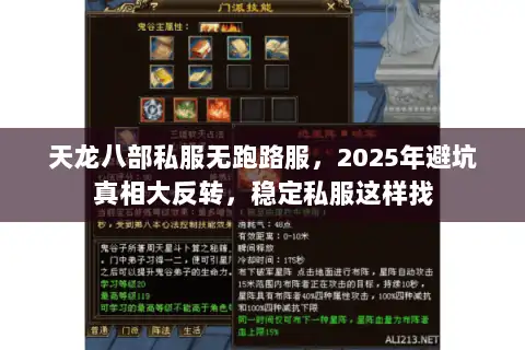 天龙八部私服无跑路服,2025年避坑真相大反转,稳定私服这样找 天龙八部私服无跑路服,2025年避坑真相大反转,稳定私服这样找