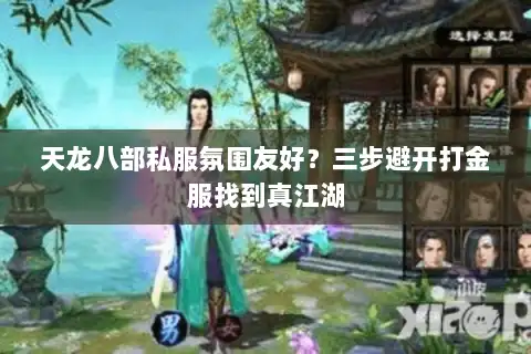 天龙八部私服氛围友好？三步避开打金服找到真江湖