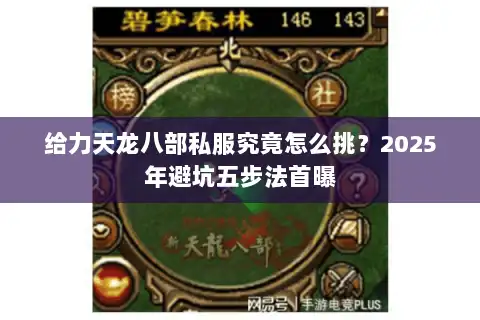 给力天龙八部私服究竟怎么挑?2025年避坑五步法首曝 给力天龙八部私服究竟怎么挑?2025年避坑五步法首曝