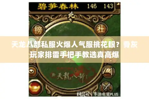 天龙八部私服火爆人气服挑花眼？骨灰玩家排雷手把手教选真高爆