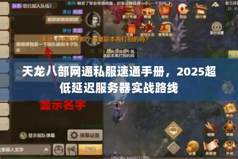 天龙八部网通私服速通手册,2025超低延迟服务器实战路线 天龙八部网通私服速通手册,2025超低延迟服务器实战路线