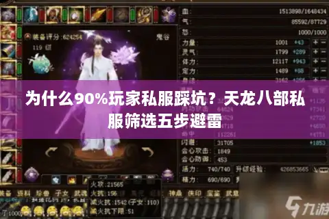 为什么90%玩家私服踩坑?天龙八部私服筛选五步避雷 为什么90%玩家私服踩坑?天龙八部私服筛选五步避雷