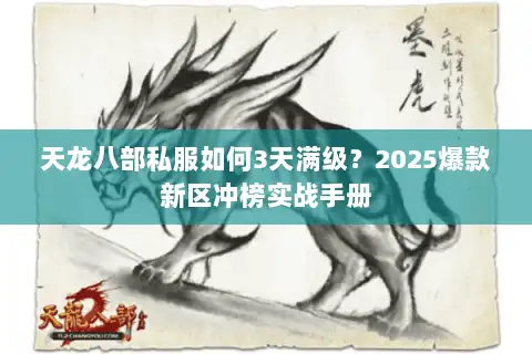 天龙八部私服如何3天满级?2025爆款新区冲榜实战手册 天龙八部私服如何3天满级?2025爆款新区冲榜实战手册