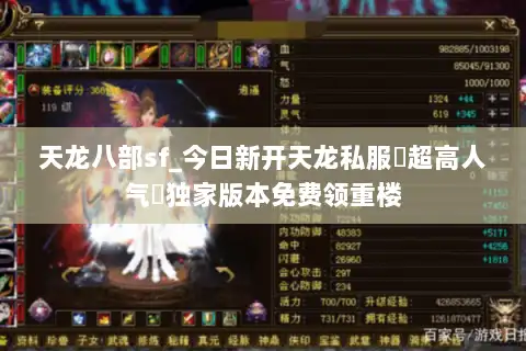 天龙八部sf_今日新开天龙私服▷超高人气◁独家版本免费领重楼