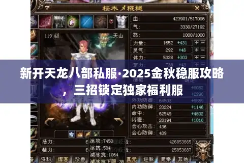 新开天龙八部私服·2025金秋稳服攻略，三招锁定独家福利服