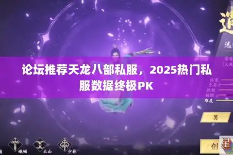 论坛推荐天龙八部私服，2025热门私服数据终极PK