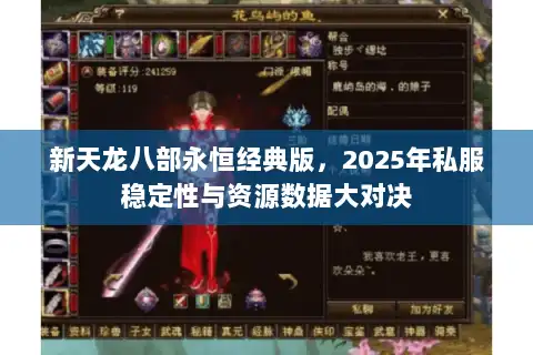 新天龙八部永恒经典版,2025年私服稳定性与资源数据大对决 新天龙八部永恒经典版,2025年私服稳定性与资源数据大对决