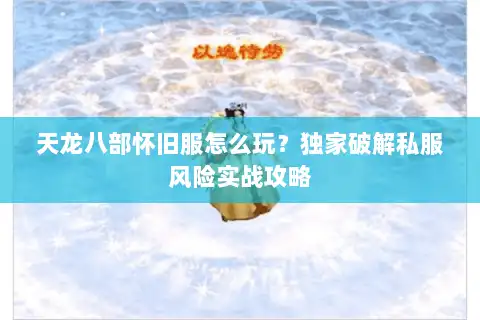 天龙八部怀旧服怎么玩？独家破解私服风险实战攻略