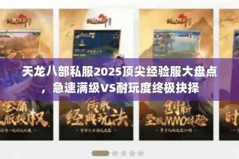 天龙八部私服2025顶尖经验服大盘点，急速满级VS耐玩度终极抉择