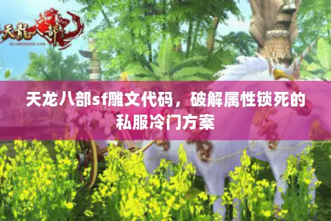 天龙八部sf雕文代码，破解属性锁死的私服冷门方案