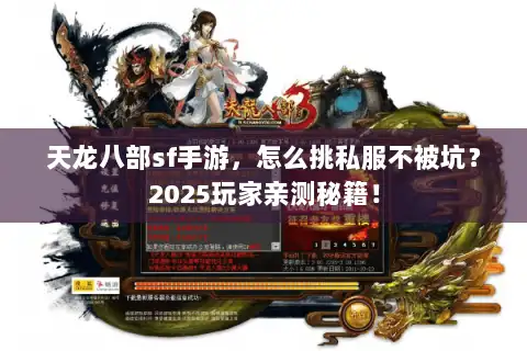 天龙八部sf手游，怎么挑私服不被坑？2025玩家亲测秘籍！