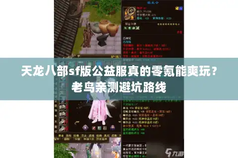 天龙八部sf版公益服真的零氪能爽玩？老鸟亲测避坑路线