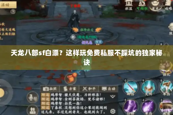 天龙八部sf白漂？这样玩免费私服不踩坑的独家秘诀