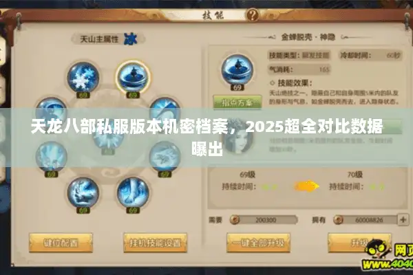 天龙八部私服版本机密档案，2025超全对比数据曝出