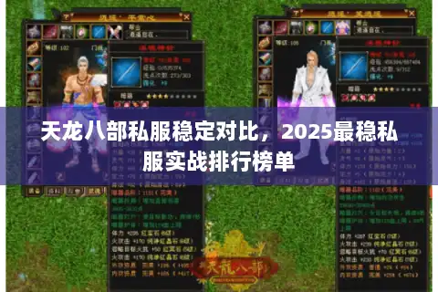天龙八部私服稳定对比，2025最稳私服实战排行榜单