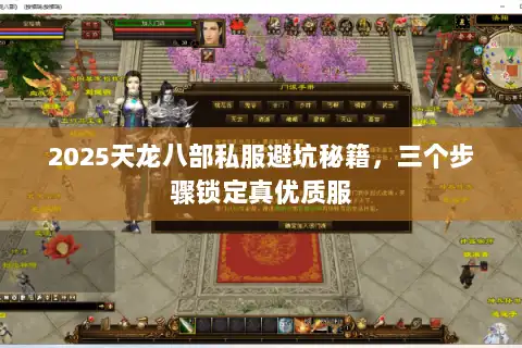2025天龙八部私服避坑秘籍,三个步骤锁定真优质服 2025天龙八部私服避坑秘籍,三个步骤锁定真优质服
