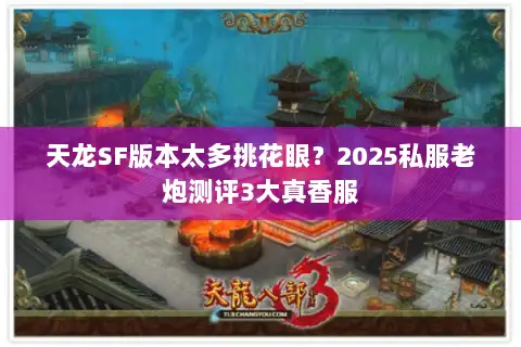 天龙SF版本太多挑花眼？2025私服老炮测评3大真香服