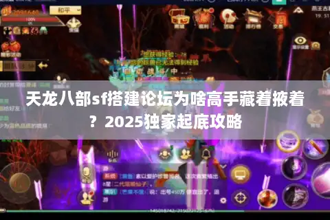 天龙八部sf搭建论坛为啥高手藏着掖着？2025独家起底攻略