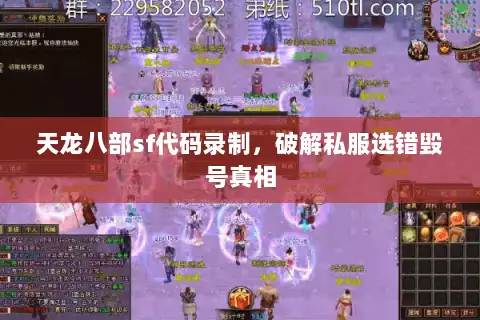 天龙八部sf代码录制，破解私服选错毁号真相