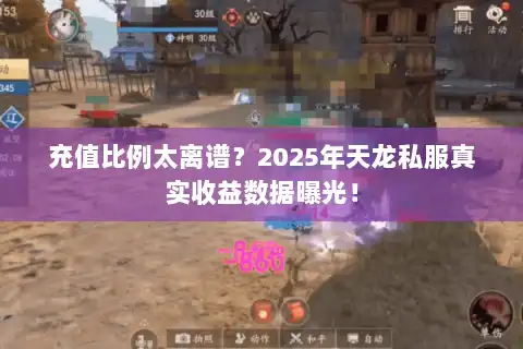 充值比例太离谱？2025年天龙私服真实收益数据曝光！