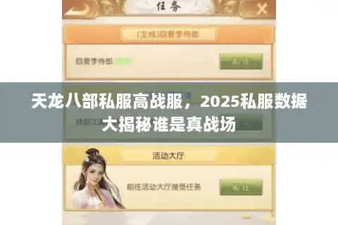 天龙八部私服高战服，2025私服数据大揭秘谁是真战场