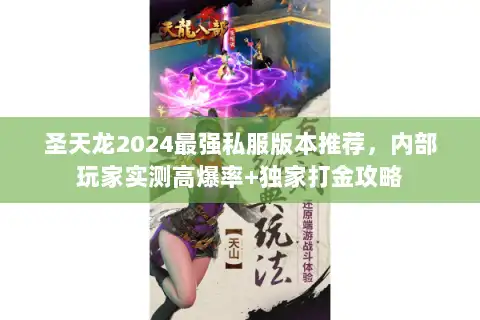 圣天龙2024最强私服版本推荐，内部玩家实测高爆率+独家打金攻略