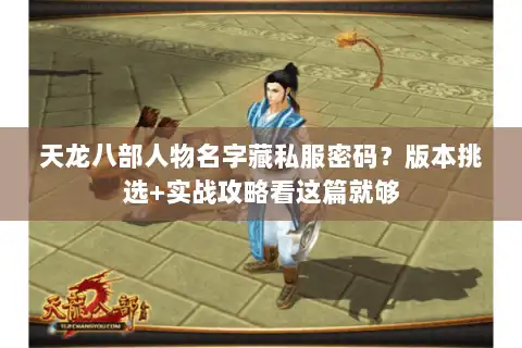 天龙八部人物名字藏私服密码?版本挑选+实战攻略看这篇就够 天龙八部人物名字藏私服密码?版本挑选+实战攻略看这篇就够