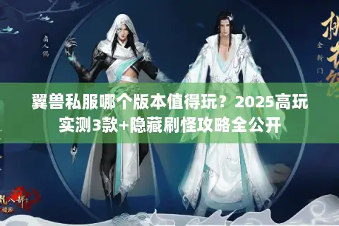 翼兽私服哪个版本值得玩？2025高玩实测3款+隐藏刷怪攻略全公开