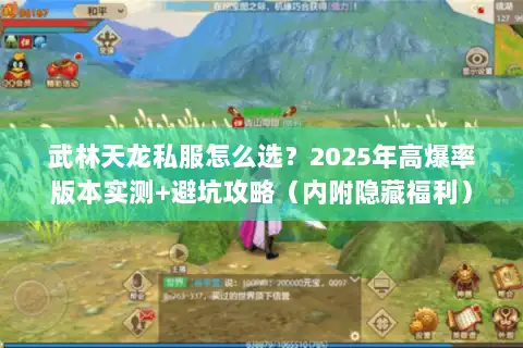武林天龙私服怎么选?2025年高爆率版本实测+避坑攻略(内附隐藏福利) 武林天龙私服怎么选?2025年高爆率版本实测+避坑攻略(内附隐藏福利)