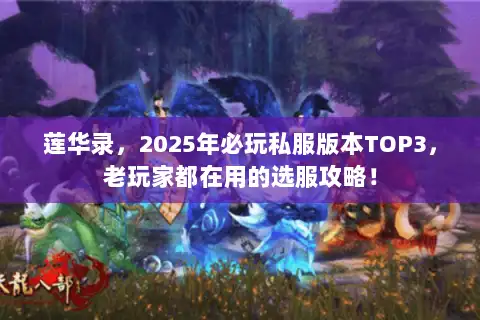 莲华录，2025年必玩私服版本TOP3，老玩家都在用的选服攻略！