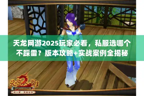 天龙网游2025玩家必看，私服选哪个不踩雷？版本攻略+实战案例全揭秘