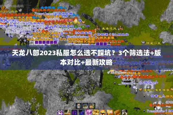 天龙八部2023私服怎么选不踩坑？3个筛选法+版本对比+最新攻略