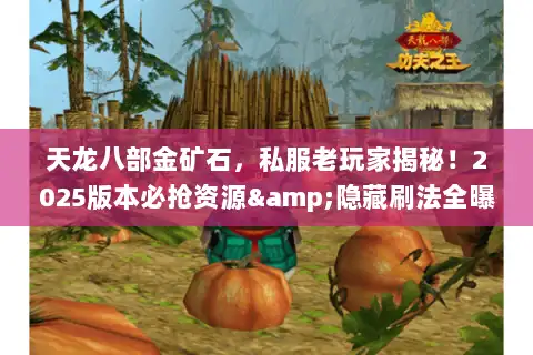 天龙八部金矿石,私服老玩家揭秘!2025版本必抢资源&隐藏刷法全曝光? 天龙八部金矿石,私服老玩家揭秘!2025版本必抢资源&隐藏刷法全曝光?