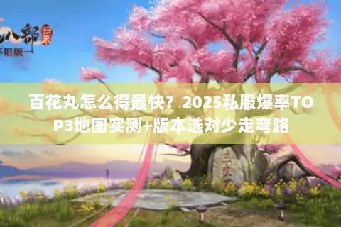 百花丸怎么得最快？2025私服爆率TOP3地图实测+版本选对少走弯路