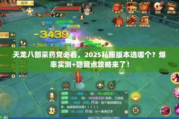 天龙八部采药党必看，2025私服版本选哪个？爆率实测+隐藏点攻略来了！