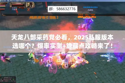 天龙八部采药党必看，2025私服版本选哪个？爆率实测+隐藏点攻略来了！
