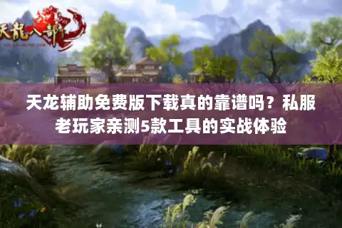 天龙辅助免费版下载真的靠谱吗？私服老玩家亲测5款工具的实战体验