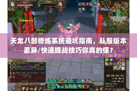 天龙八部修炼系统避坑指南，私服版本差异/快速提战技巧你真的懂？