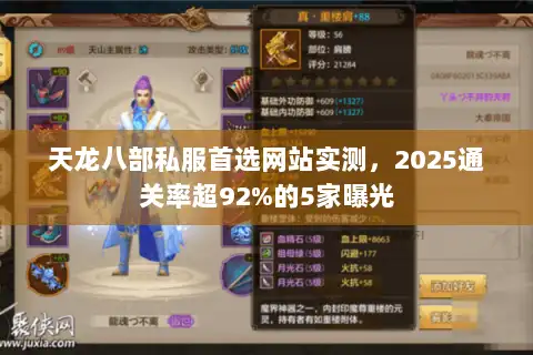天龙八部私服首选网站实测，2025通关率超92%的5家曝光