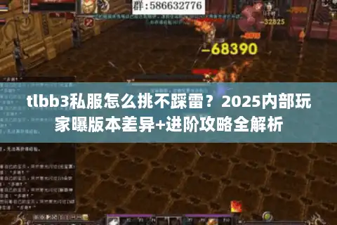 tlbb3私服怎么挑不踩雷？2025内部玩家曝版本差异+进阶攻略全解析