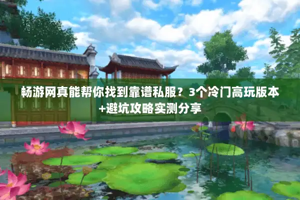 畅游网真能帮你找到靠谱私服？3个冷门高玩版本+避坑攻略实测分享